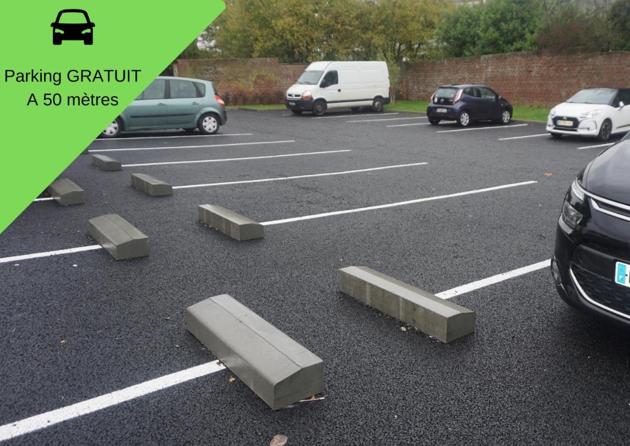 Apartamento Grand T2 Jardin Wifi Parking Proche Gare Saint-Quentin  Exterior foto