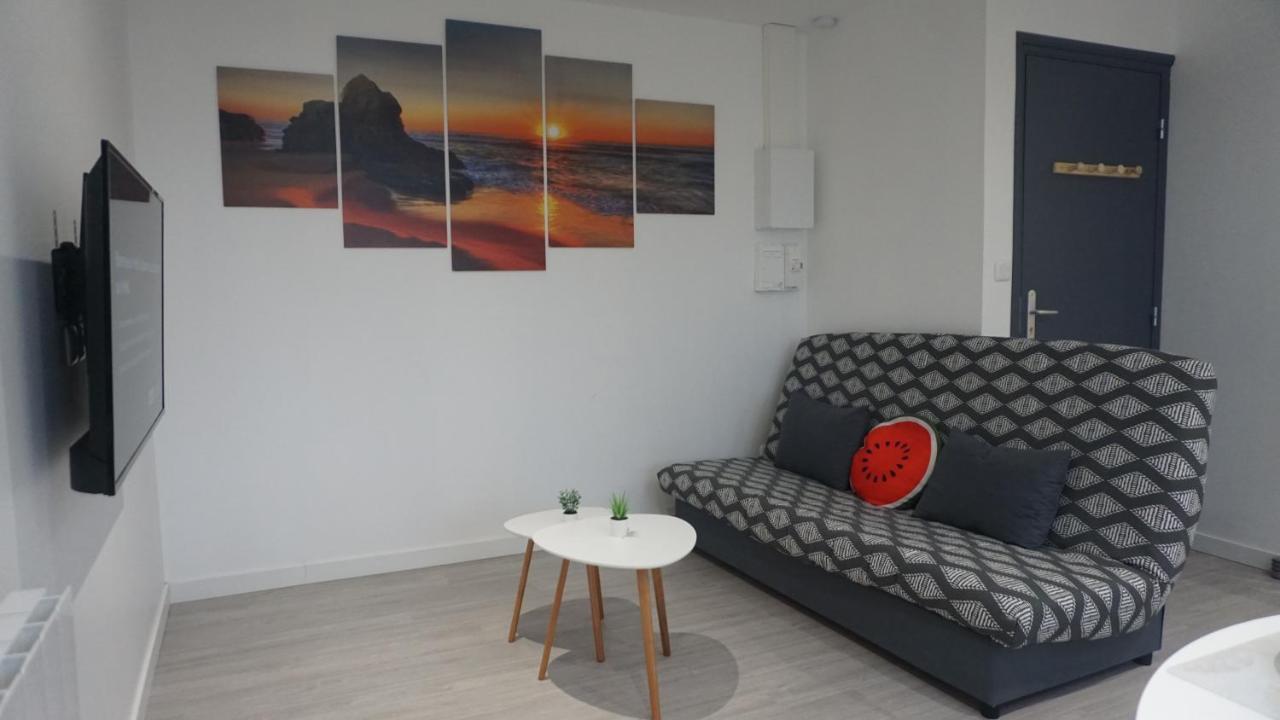 Apartamento Grand T2 Jardin Wifi Parking Proche Gare Saint-Quentin  Exterior foto