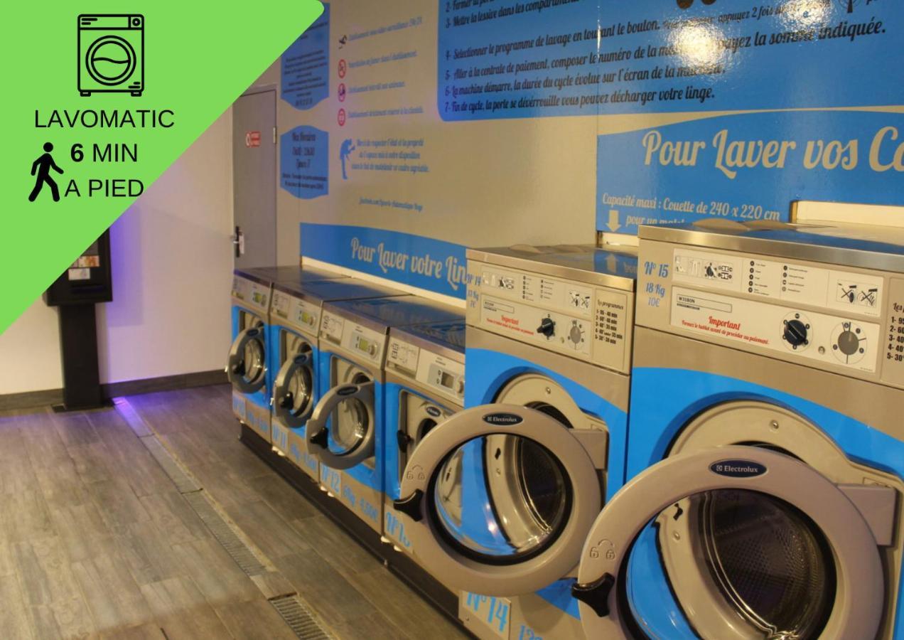 Apartamento Grand T2 Jardin Wifi Parking Proche Gare Saint-Quentin  Exterior foto